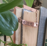 Hand-stamped Birth Flower Bar Necklace {Minimalist}