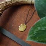 Bouquet Oval Pendant Necklace