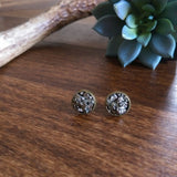 Crushed Pyrite Earrings
