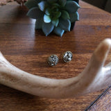 Crushed Pyrite Earrings