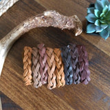 Braided Leather Bracelets {SM}