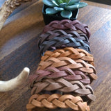 Braided Leather Bracelets {SM}