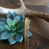 Set of Hammered Metal Cuff Bracelet {Set}