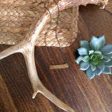 Wanderer Brass Bar Necklace