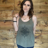 Wanderer Brass Bar Necklace