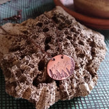 Mountain Range + Forest Oval Necklace