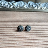 Crushed Pyrite Earrings
