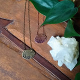 Moon + Forest Oval Necklace