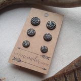 Crushed Pyrite Earrings