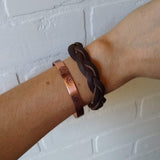 Hand-stamped Patterned Cuff Bracelet {You are my Sunshine}