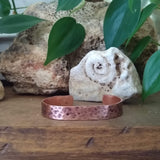 Hammered Metal Cuff Bracelet {Copper}