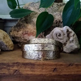 Hammered Metal Cuff Bracelet {Brass}