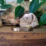 Hammered Metal Cuff Bracelet {Brass}
