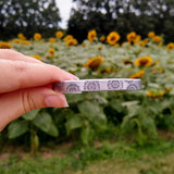 Hand-stamped Patterned Cuff Bracelet {You are my Sunshine}