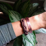 Hammered Metal Cuff Bracelet {Copper}