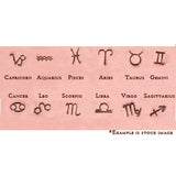 Constellation+Zodiac Disc Pendant Necklace {Brass}