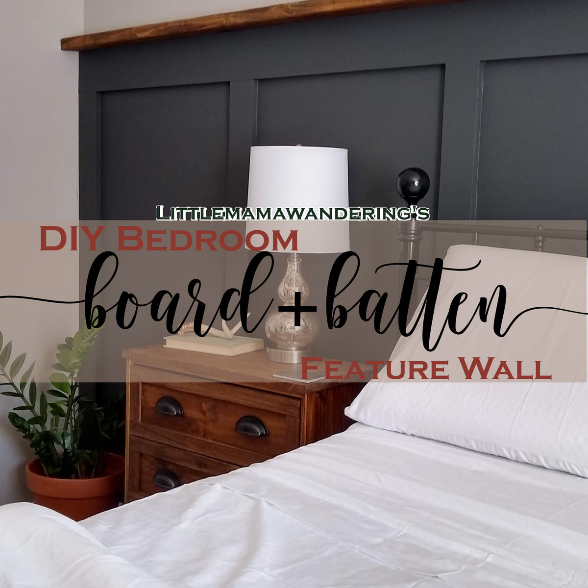 DIY Bedroom Board + Batten Accent Wall {Plus Nectar code!} – Little ...