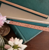 Hand-stamped Metal Bookmark
