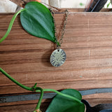 Woodland Stargazing Disc Pendant Necklace