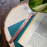 Hand-stamped Metal Bookmark