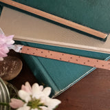 Hand-stamped Metal Bookmark