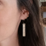 Western Fancy Bar Earrings