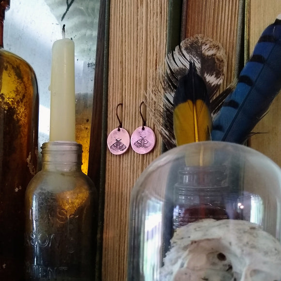 Mystic Moth Drop Earrings