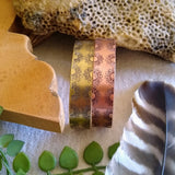 Hand-stamped Patterned Cuff Bracelet {Sunrise}