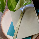 Hand-stamped Metal Bookmark