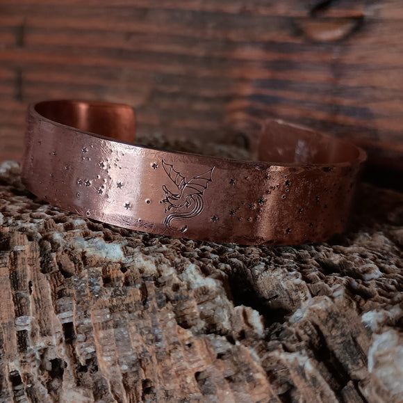 Hand-stamped Patterned Cuff Bracelet {Fourth Wing}