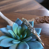 Crushed Pyrite Cuff Bracelet