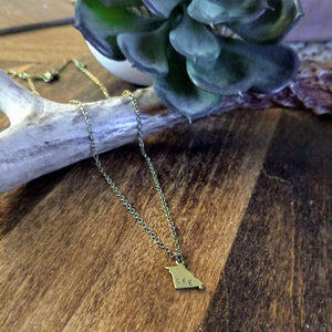Dainty OPE State Necklace