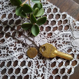 Vintage Upcycled Key Necklace - traveler
