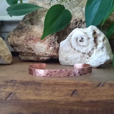 Hammered Metal Cuff Bracelet {Copper}