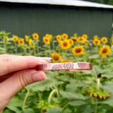 Hand-stamped Patterned Cuff Bracelet {You are my Sunshine}