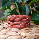 Braided Leather Bracelets {Fox}