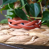 Braided Leather Bracelets {Fox}