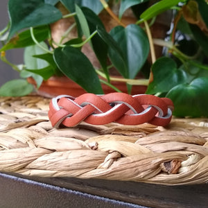 Braided Leather Bracelets {Fox}