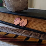 Constellation Hand-stamped Stud Earrings {Copper}