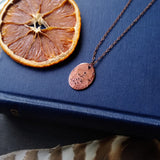Constellation Oval Pendant Necklace {Copper}
